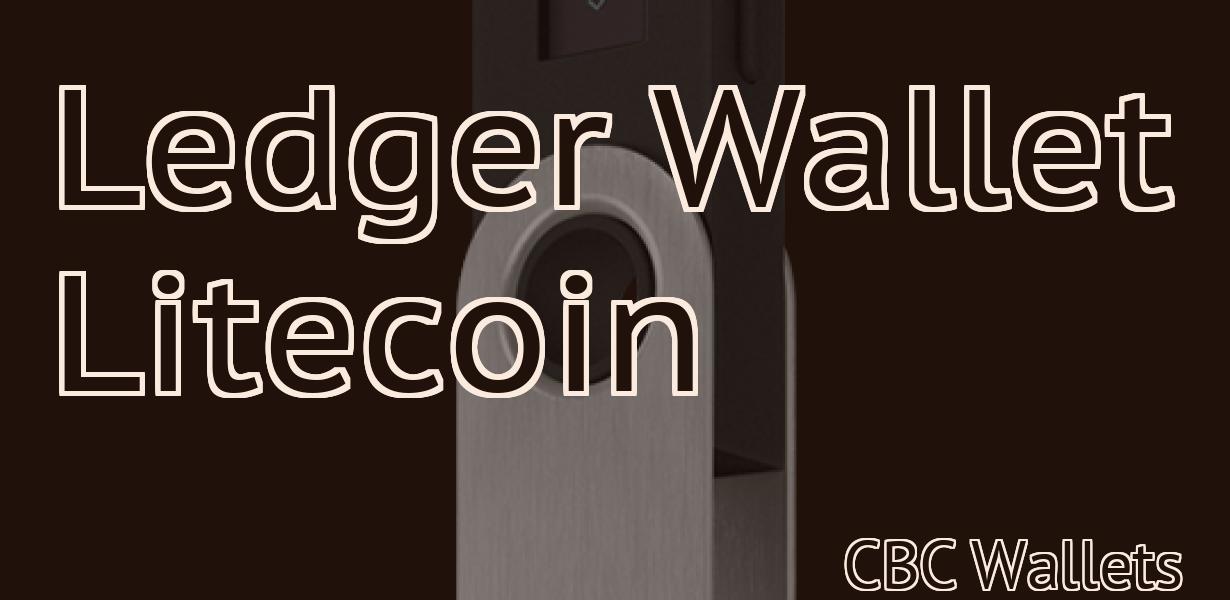 Ledger Wallet Litecoin