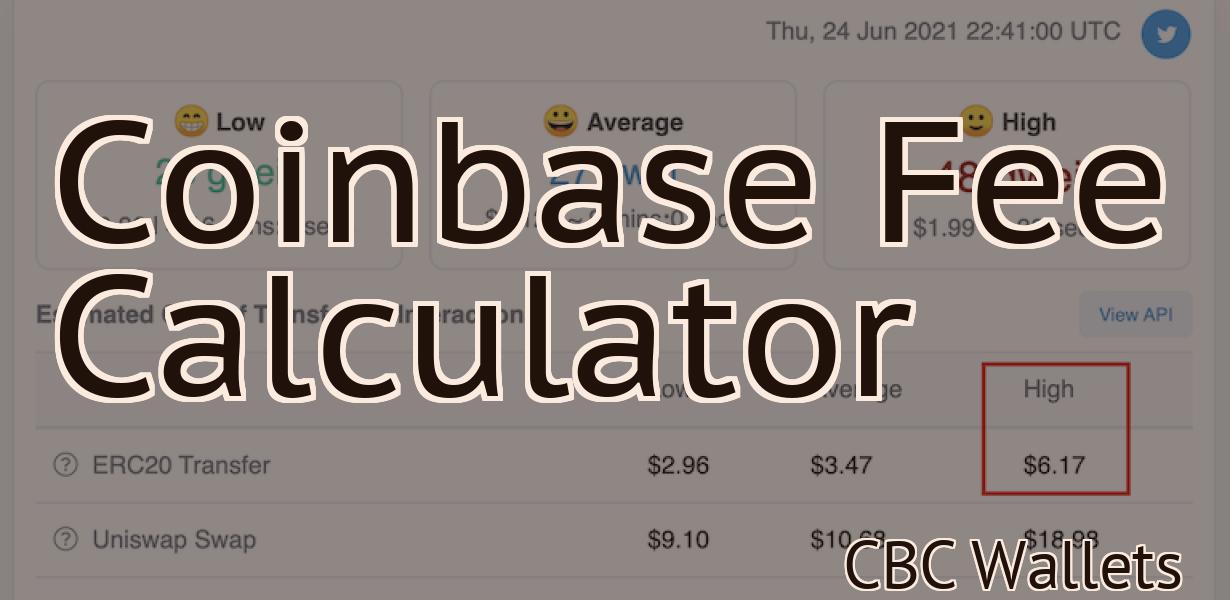 Coinbase Fee Calculator