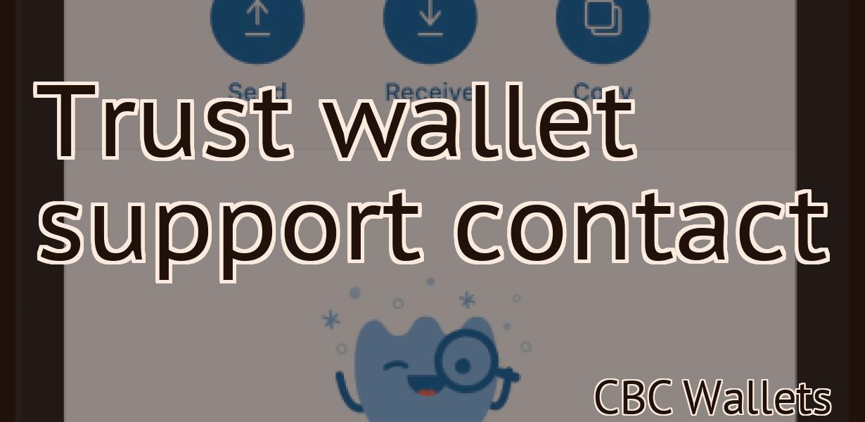 Trust wallet support contact