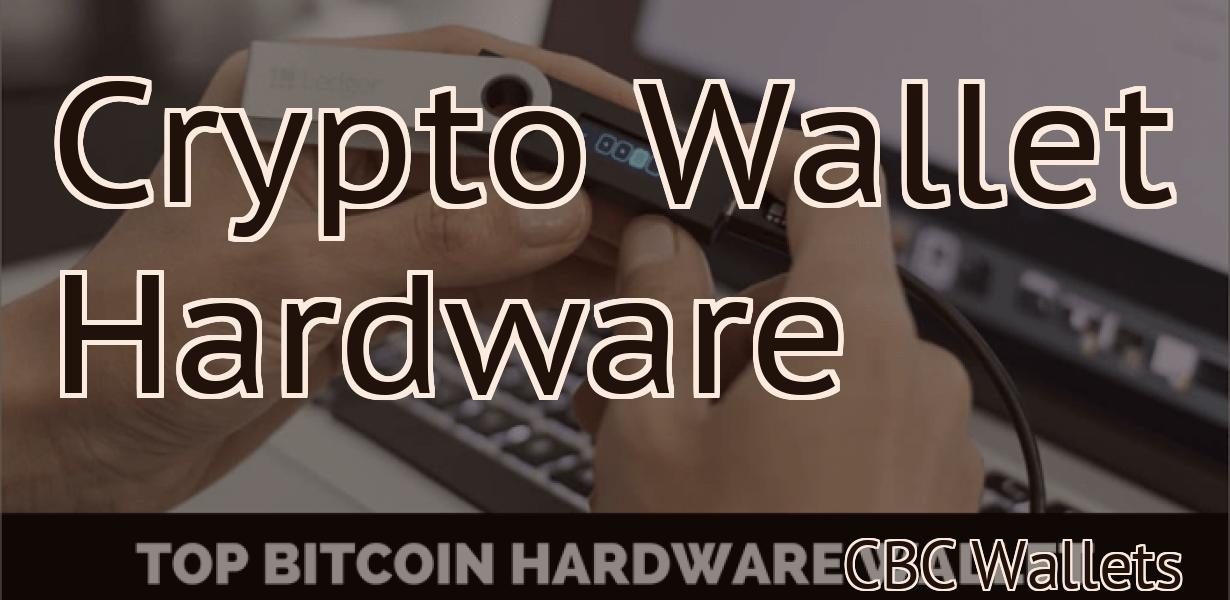 Crypto Wallet Hardware