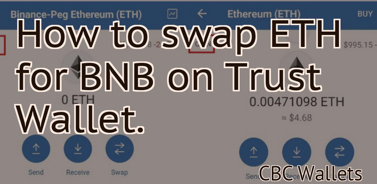 How to swap ETH for BNB on Trust Wallet.