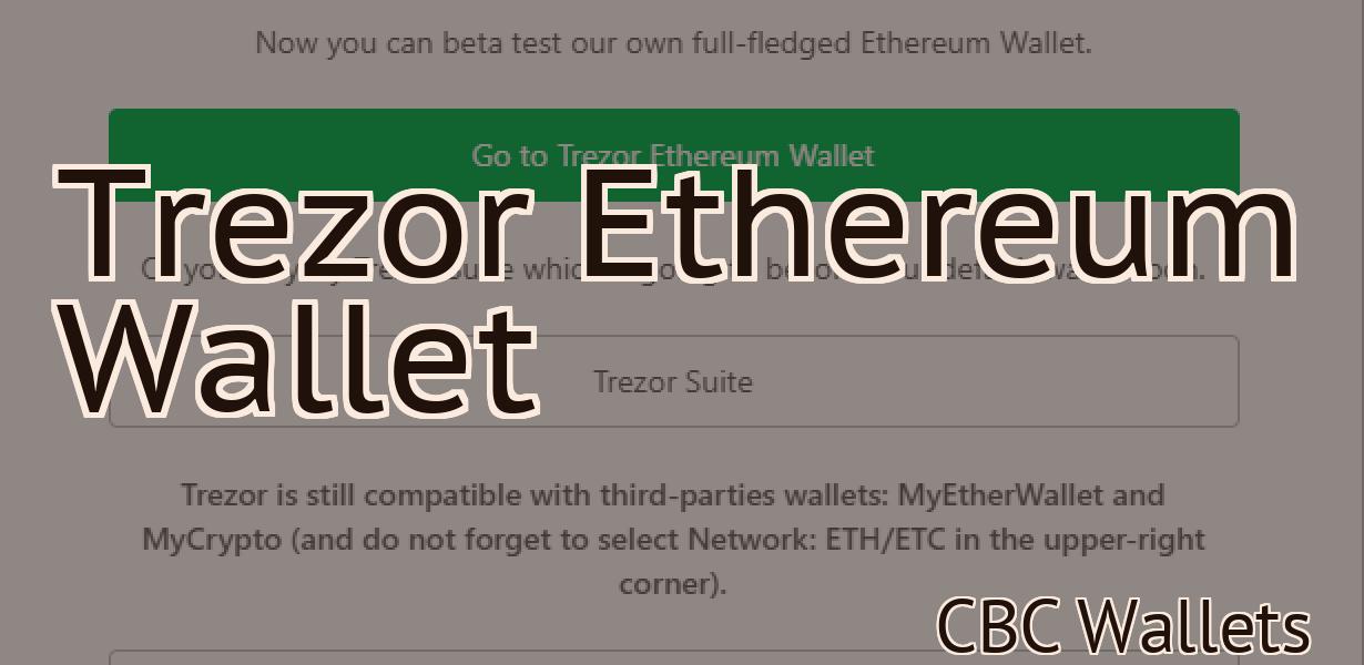 Trezor Ethereum Wallet