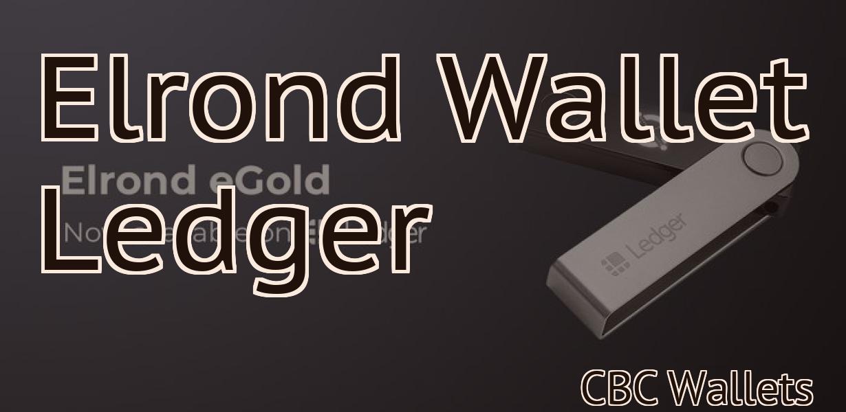 Elrond Wallet Ledger