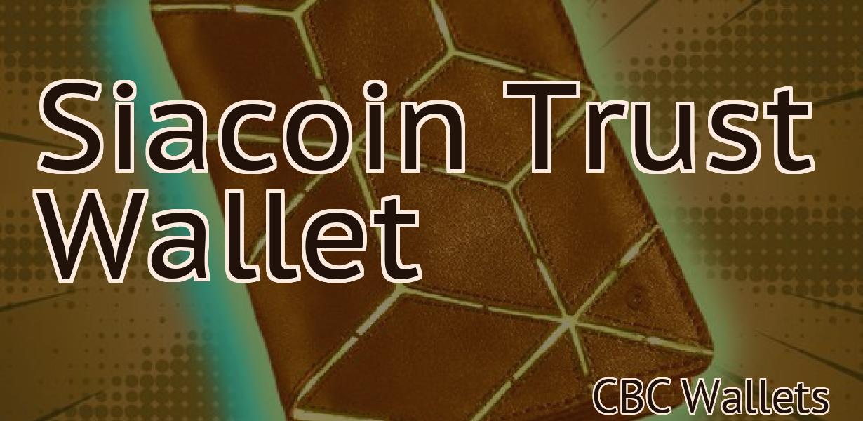Siacoin Trust Wallet