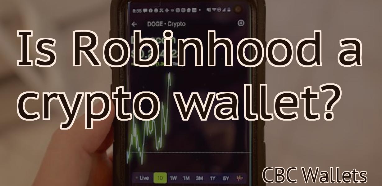 Is Robinhood a crypto wallet?