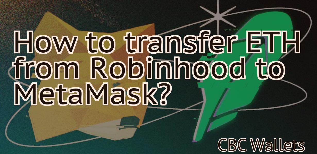 How to transfer ETH from Robinhood to MetaMask?