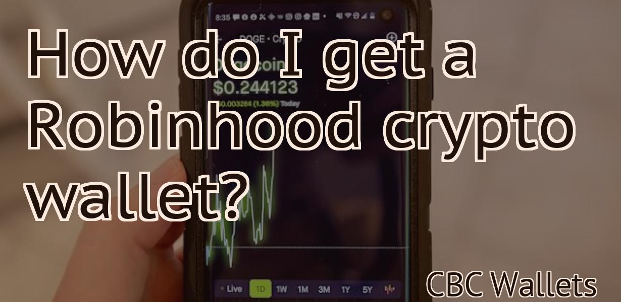 How do I get a Robinhood crypto wallet?