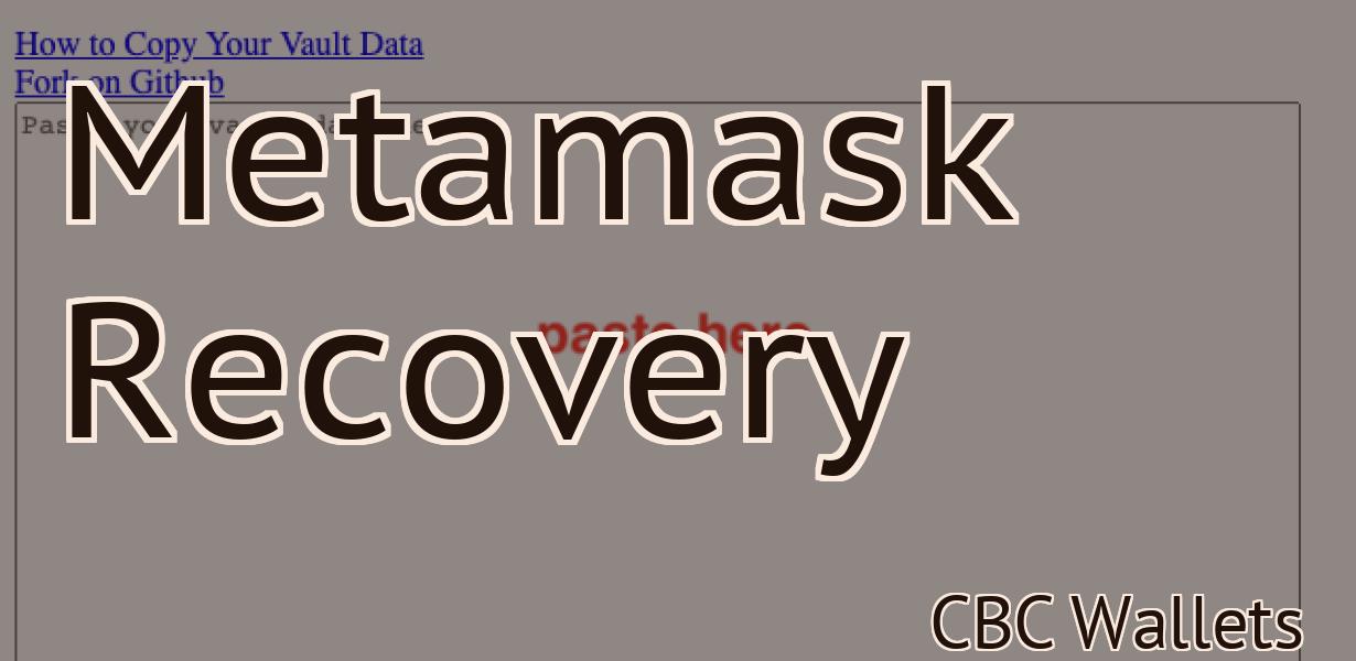 Metamask Recovery