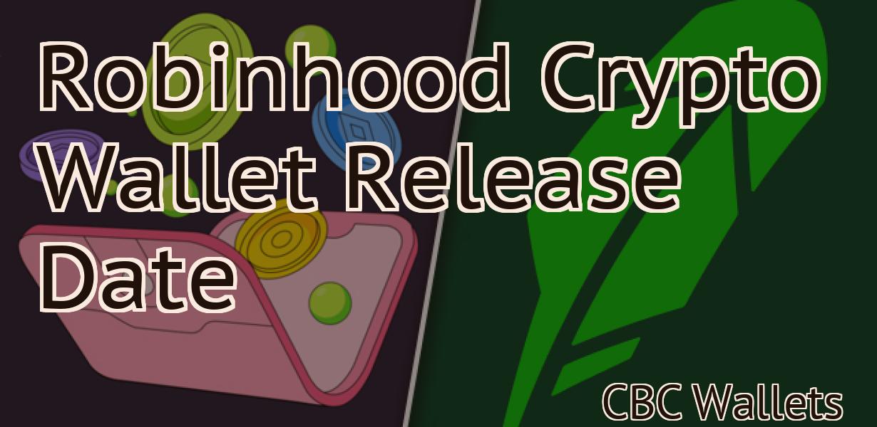 Robinhood Crypto Wallet Release Date