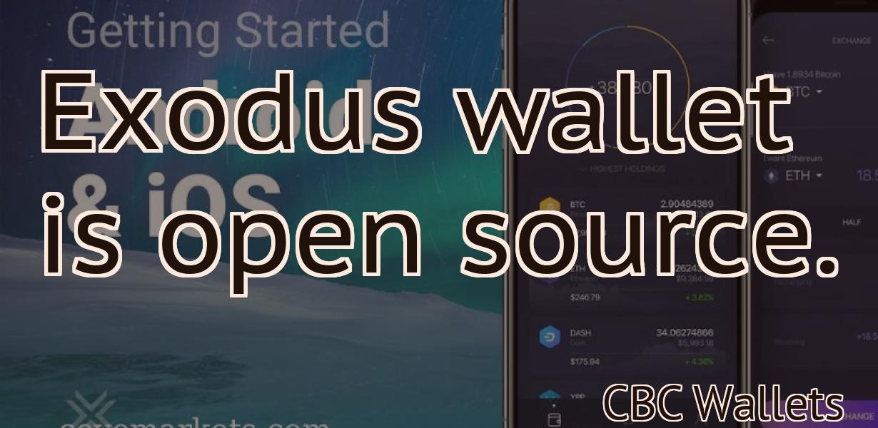 Exodus wallet is open source.