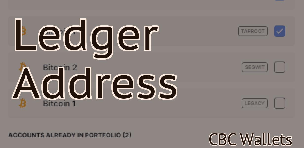 Ledger Address